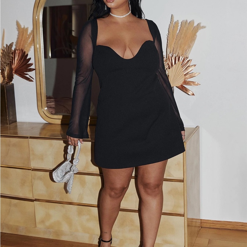 Princess Polly Black Mini Dress - Picture 4 of 5
